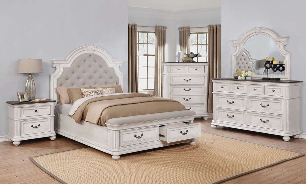 Avalon Furniture - West Chester Queen Storage Bed veiw 2