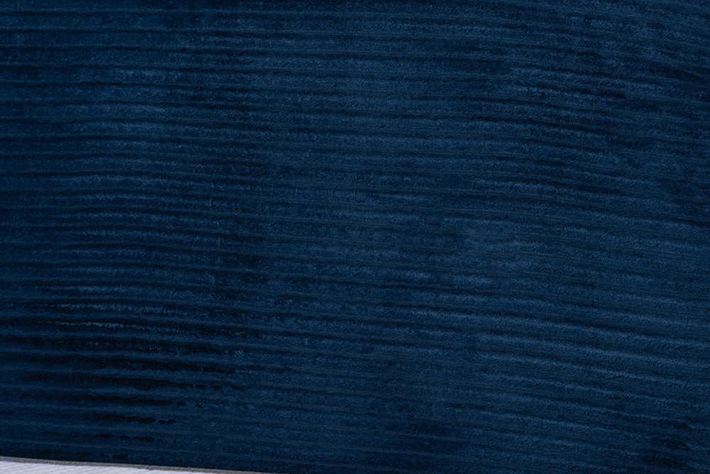 bali & pari - Abberton Queen Size Bed - Abberton-Navy Blue Velvet-Queen view 7
