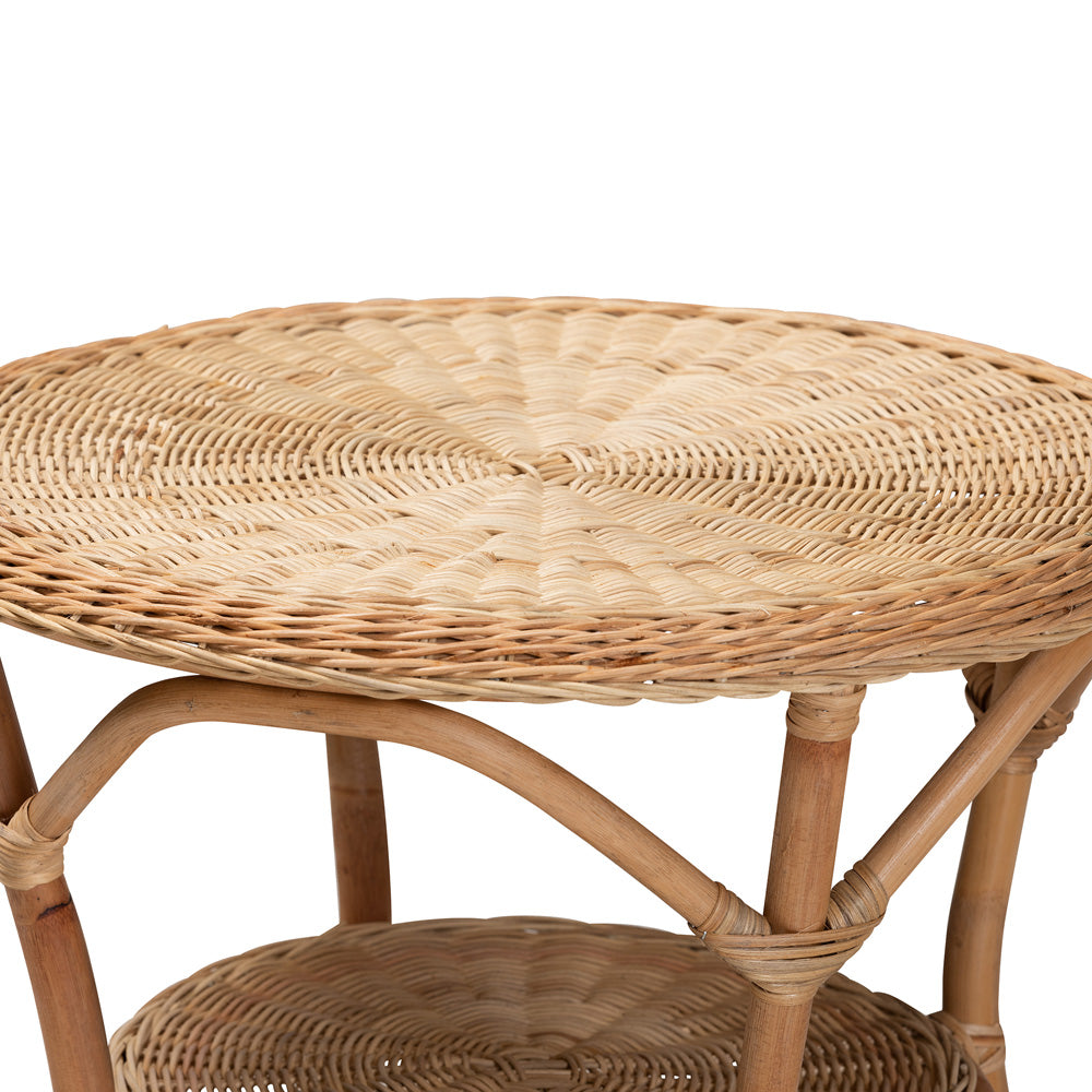 bali & pari - Abbey Coffee Table in Natural Brown - 12718-Rattan-CT view 3