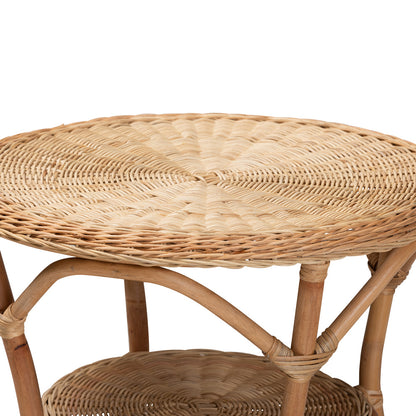 bali & pari - Abbey Coffee Table in Natural Brown - 12718-Rattan-CT view 3