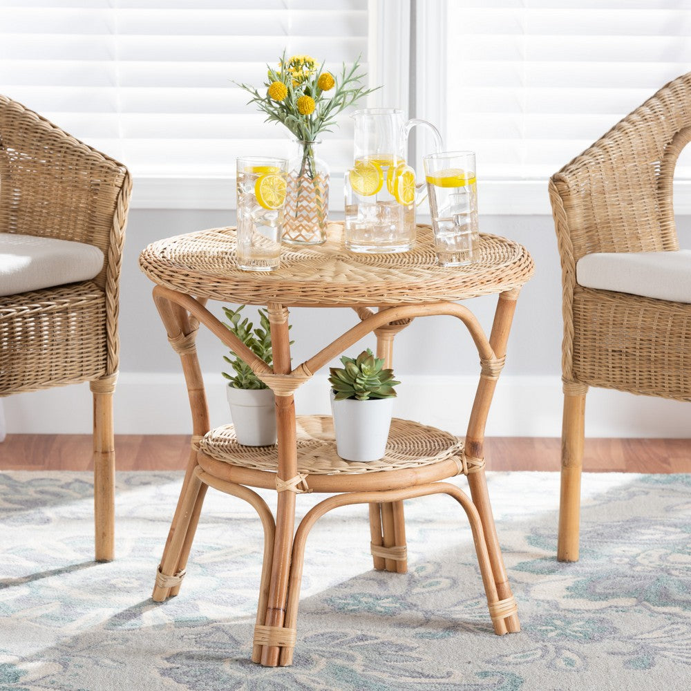 bali & pari - Abbey Coffee Table in Natural Brown - 12718-Rattan-CT view 7