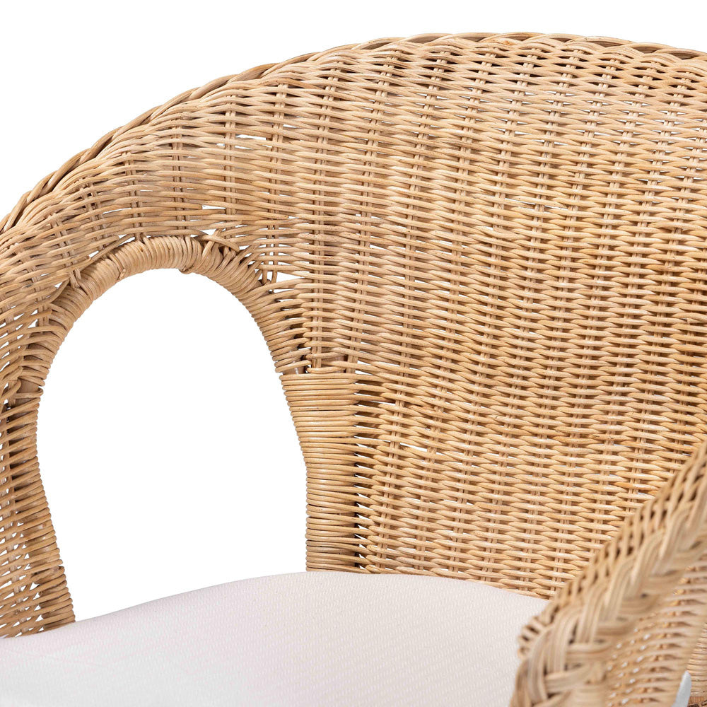 bali & pari - Abbey Dining Chair in Natural - 12717-Natural Rattan-DC-Version 2 view 5
