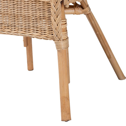 bali & pari - Abbey Dining Chair in Natural - 12717-Natural Rattan-DC-Version 2 view 6