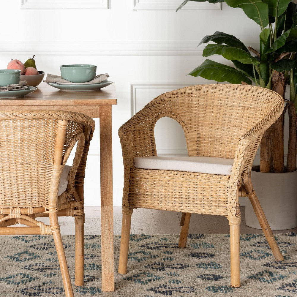 bali & pari - Abbey Dining Chair in Natural - 12717-Natural Rattan-DC-Version 2 view 8