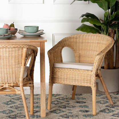 bali & pari - Abbey Dining Chair in Natural - 12717-Natural Rattan-DC-Version 2 view 8
