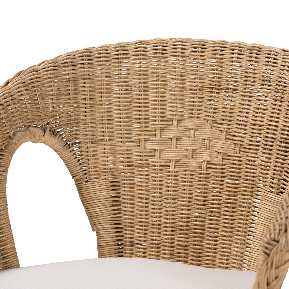 bali & pari - Abbey Living Room Set in White/Natural Brown - Abbey-Rattan-3PC Set view 5