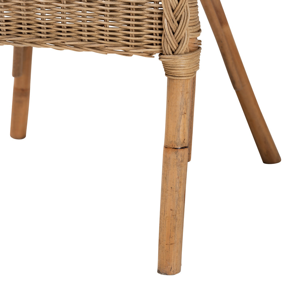 bali & pari - Abbey Living Room Set in White/Natural Brown - Abbey-Rattan-3PC Set view 6