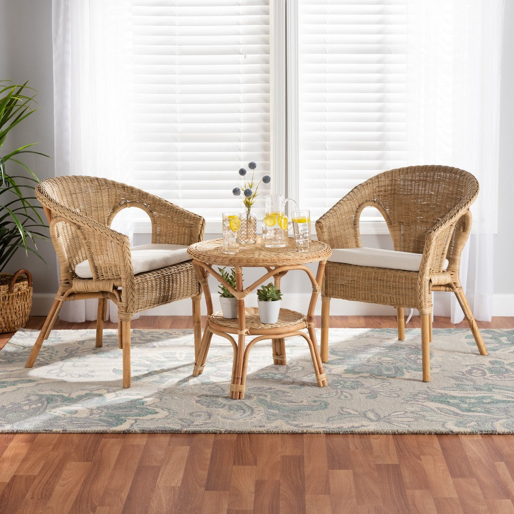 bali & pari - Abbey Living Room Set in White/Natural Brown - Abbey-Rattan-3PC Set view 9