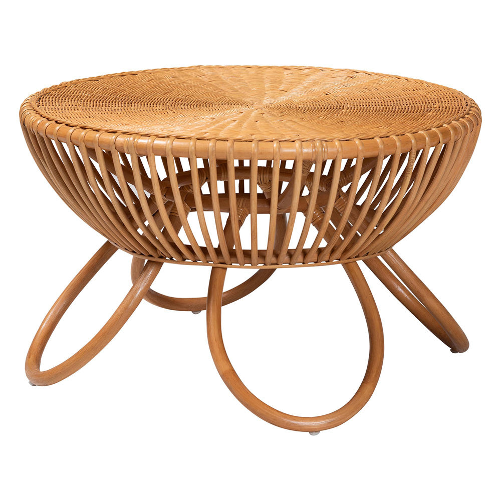 bali & pari - Abel Coffee Table in Light Honey - Abel-Light Honey Rattan Coffee Table view 1