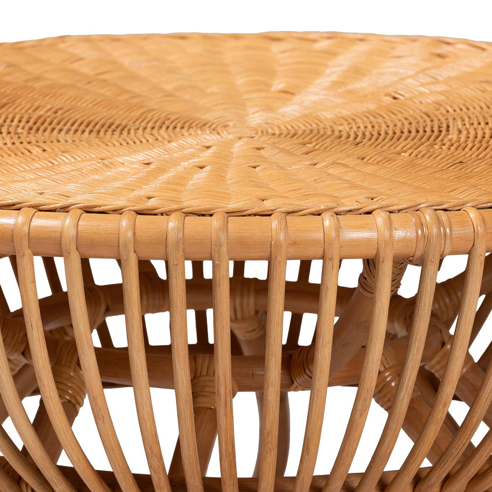 bali & pari - Abel Coffee Table in Light Honey - Abel-Light Honey Rattan Coffee Table view 3