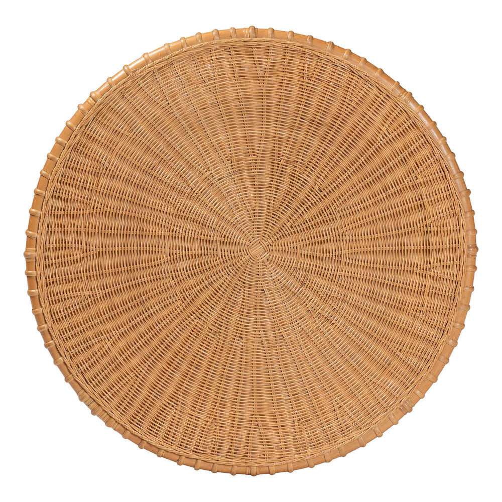 bali & pari - Abel Coffee Table in Light Honey - Abel-Light Honey Rattan Coffee Table view 5
