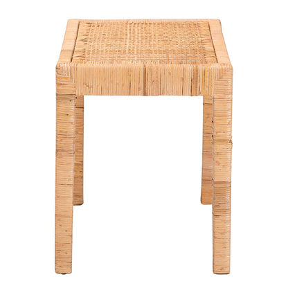 bali & pari - Abelia Bench in Natural Brown - Abelia-Wooden-Bench-Small view 3