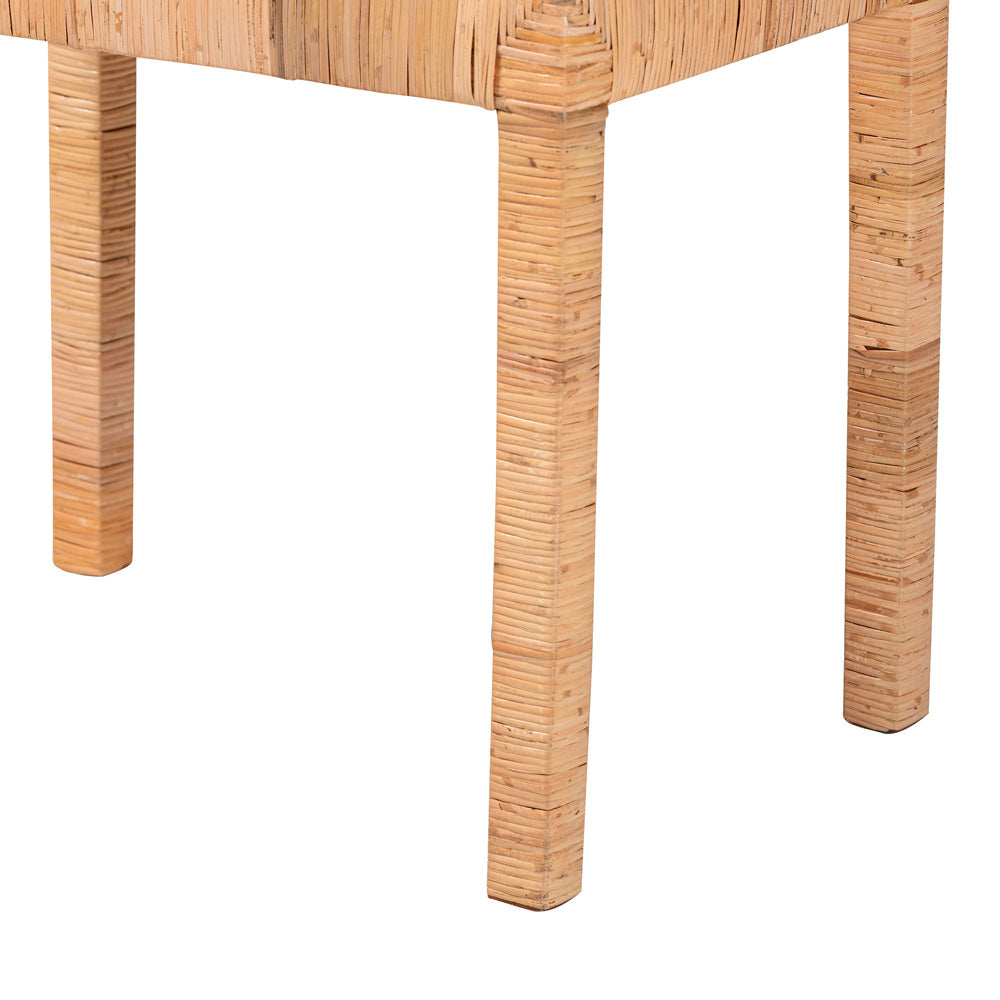 bali & pari - Abelia Bench in Natural Brown - Abelia-Wooden-Bench-Small view 4