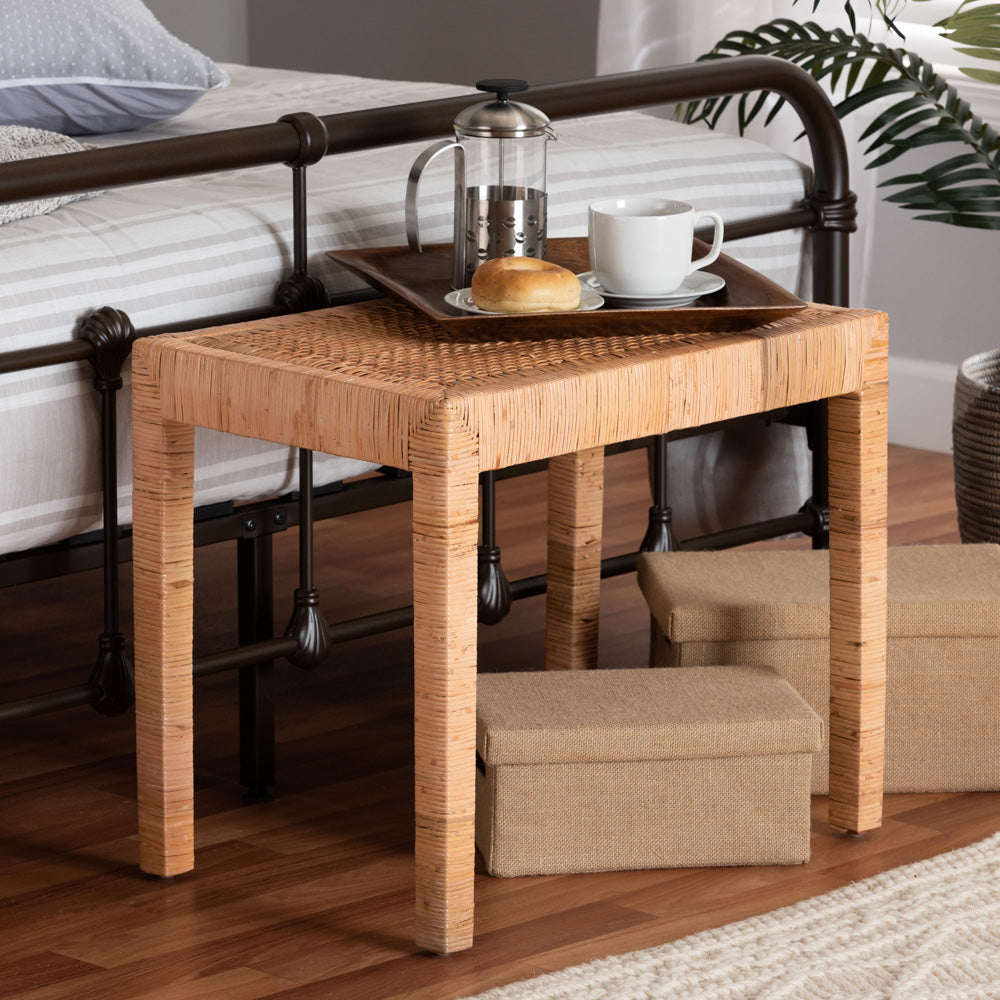 bali & pari - Abelia Bench in Natural Brown - Abelia-Wooden-Bench-Small view 6