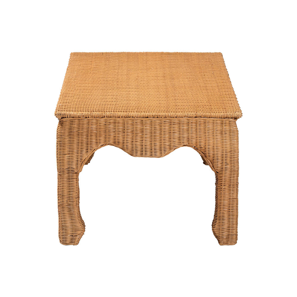 bali & pari - Abena Coffee Table in Light Honey - Abena-Light Honey Wicker/Rattan-Coffee Table view 3