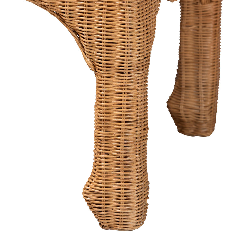 bali & pari - Abena Coffee Table in Light Honey - Abena-Light Honey Wicker/Rattan-Coffee Table view 5