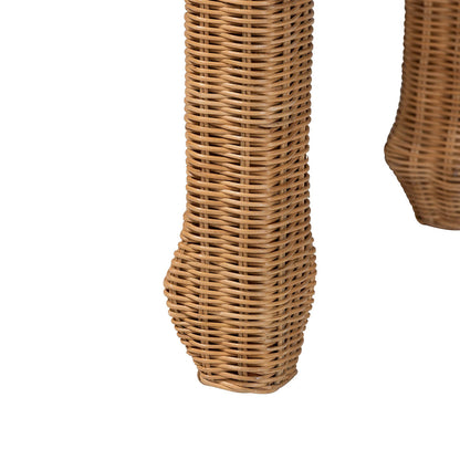 bali & pari - Abena Console Table in Light Honey - Abena-Light Honey Wicker/Rattan-Console Table view 5