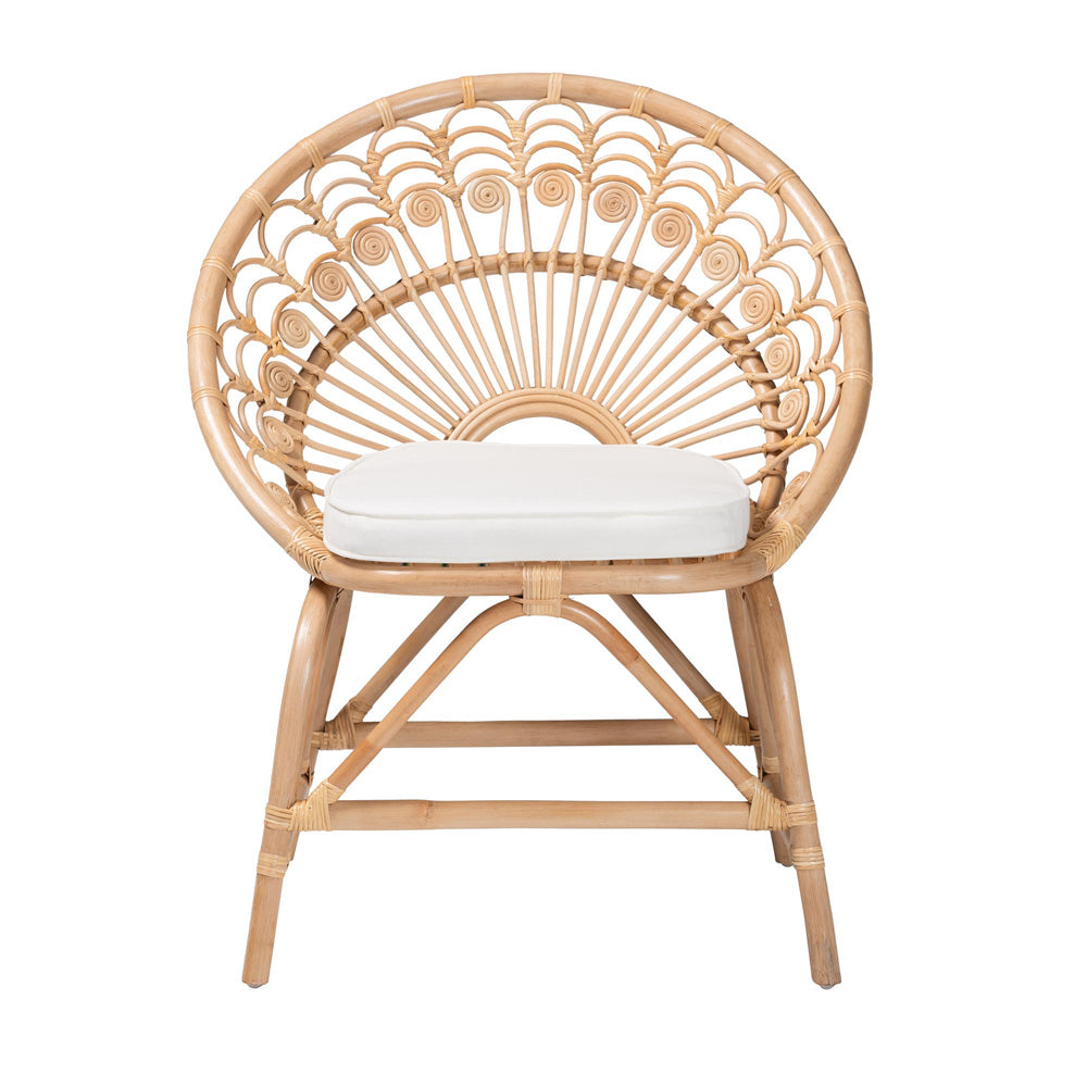 bali & pari - Abriella Chair in Natural Brown - Peacock-Natural-AC view 2