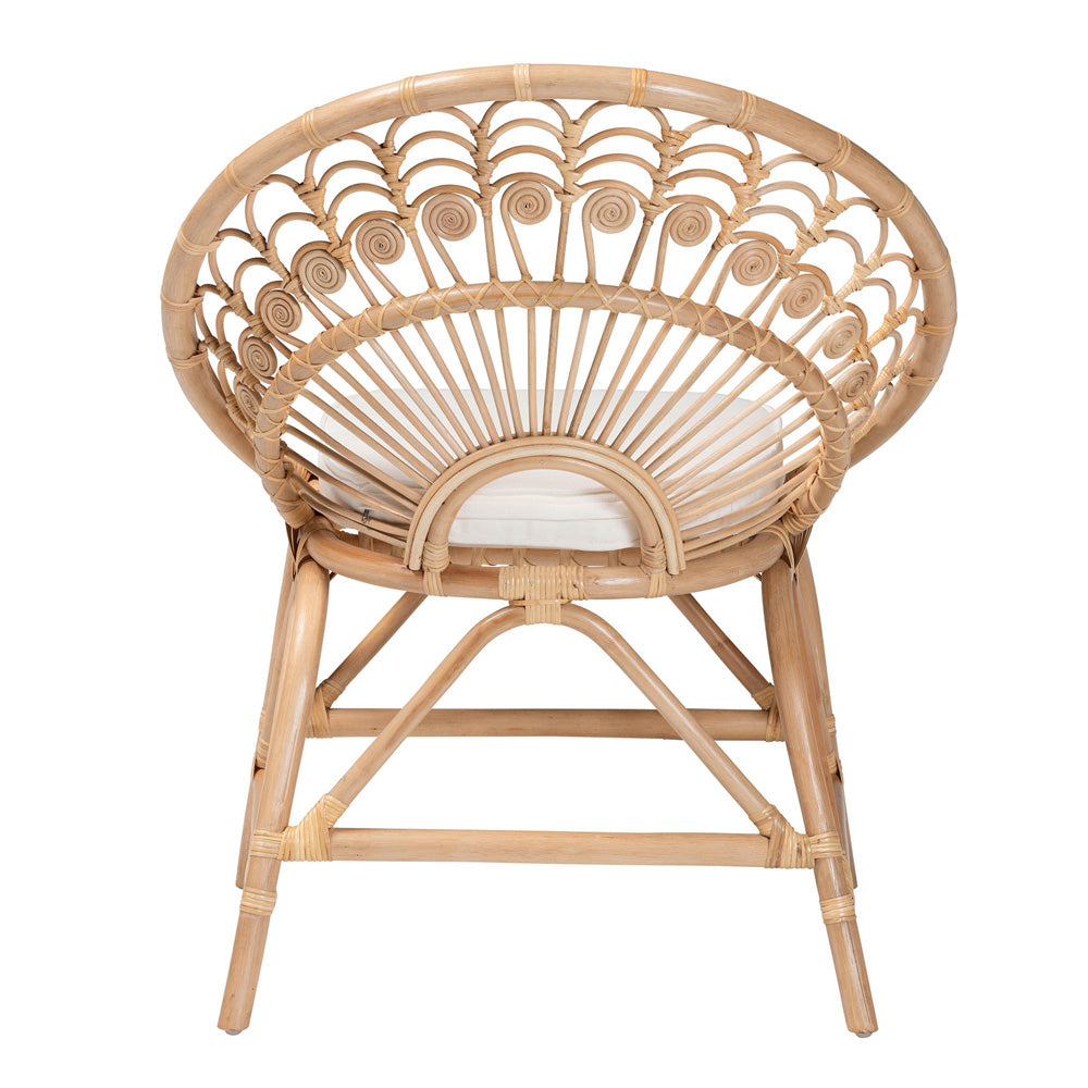 bali & pari - Abriella Chair in Natural Brown - Peacock-Natural-AC view 4