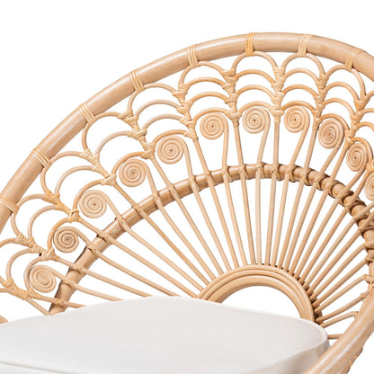 bali & pari - Abriella Chair in Natural Brown - Peacock-Natural-AC view 5