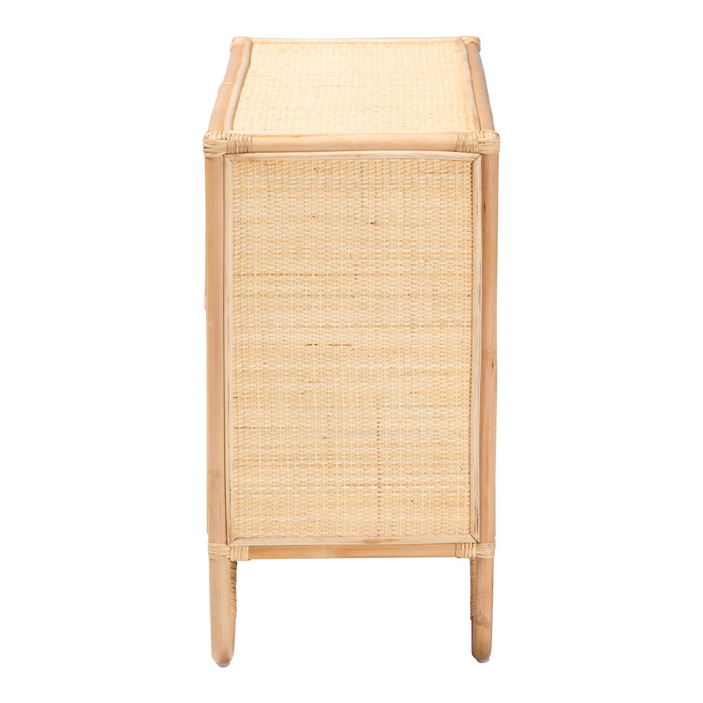 bali & pari - Acelin Storage Cabinet in Natural - WS016-Large/Double Version-Natural-Rattan-Cabinet view 4