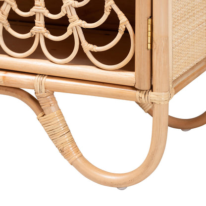 bali & pari - Acelin Storage Cabinet in Natural - WS016-Large/Double Version-Natural-Rattan-Cabinet view 5