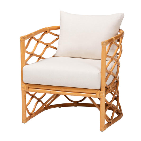 bali & pari - Acelynn Chair in Light Honey - Model 3-Light Honey Rattan-CC view 1