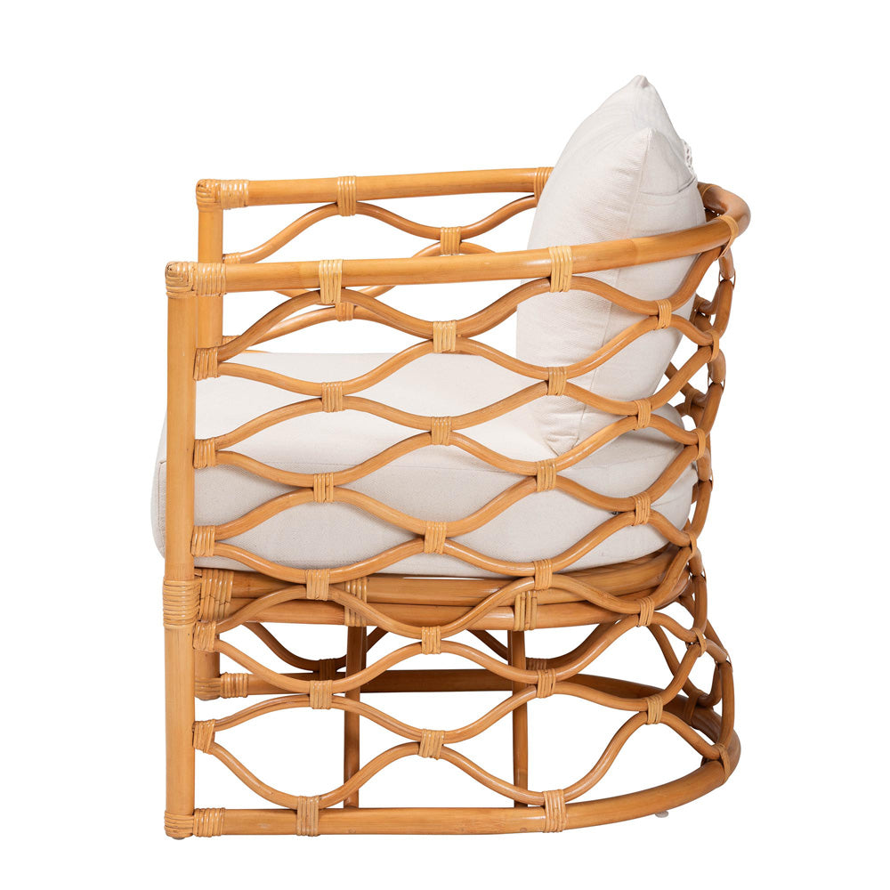 bali & pari - Acelynn Chair in Light Honey - Model 3-Light Honey Rattan-CC view 3
