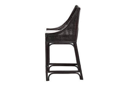 bali & pari  - Acton Counter Stool - Acton-Coffee Bean Rattan-Cushion-CS view 3