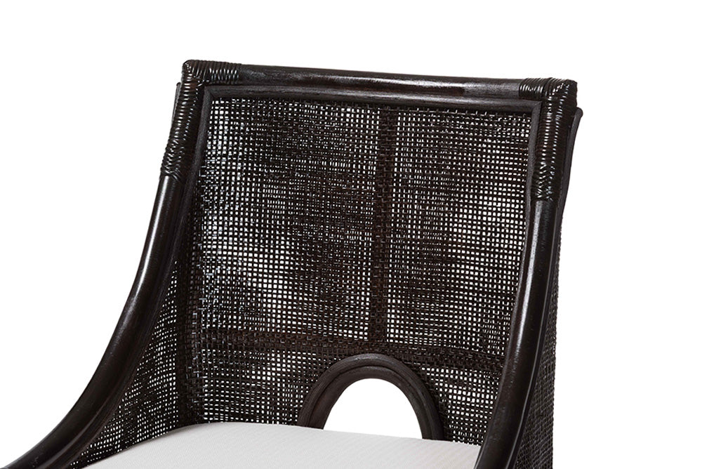 bali & pari  - Acton Counter Stool - Acton-Coffee Bean Rattan-Cushion-CS view 6