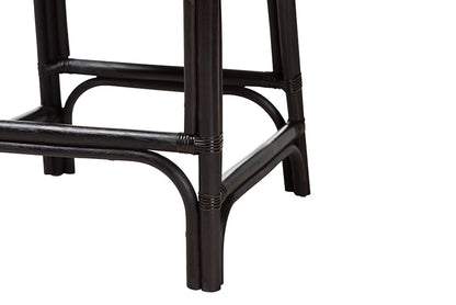 bali & pari  - Acton Counter Stool - Acton-Coffee Bean Rattan-Cushion-CS view 7