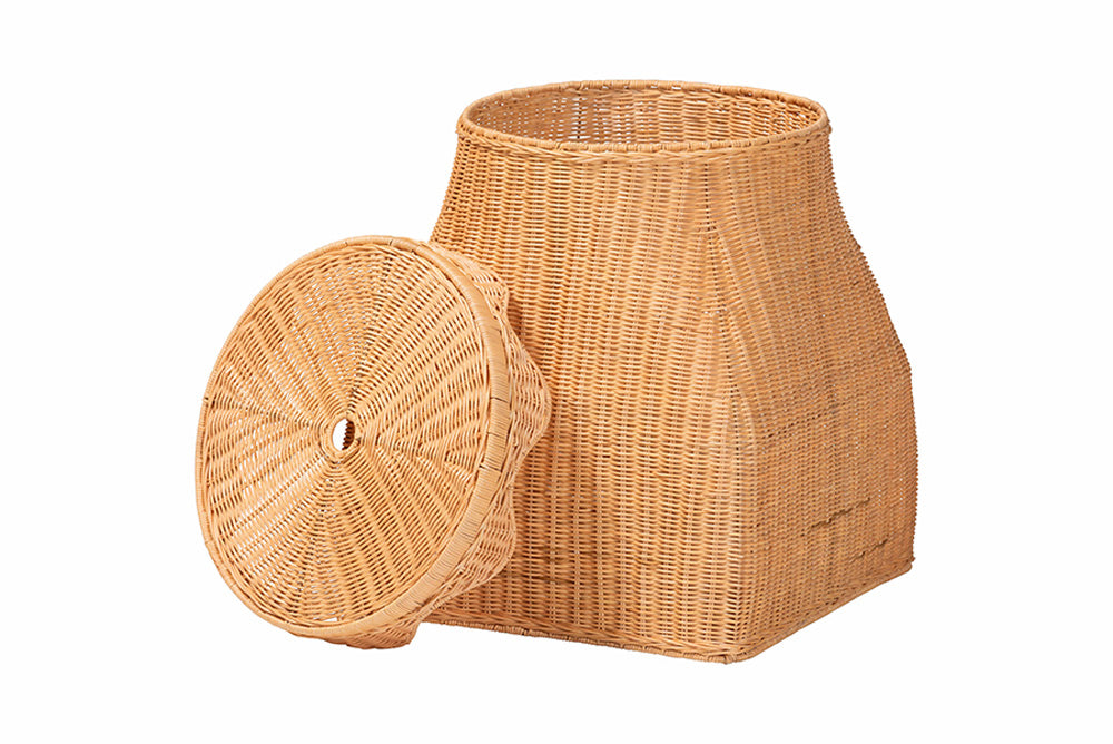 bali & pari - Ada Basket - WS251-Honey Ada Rattan-Basket view 3