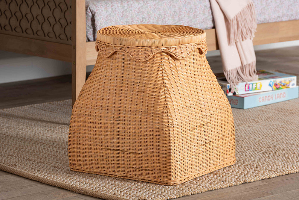 bali & pari - Ada Basket - WS251-Honey Ada Rattan-Basket view 5
