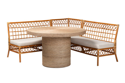 bali & pari - Adalina Dining Bench - Adalina-4PC Dining Nook Set view 1