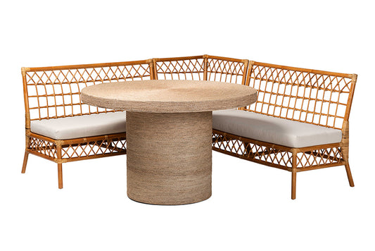 bali & pari - Adalina Dining Bench - Adalina-4PC Dining Nook Set view 1