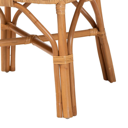 bali & pari  - Adam Dining Chair in Light Honey - Adam-Light Honey/Rattan-Cushion-DC view 6