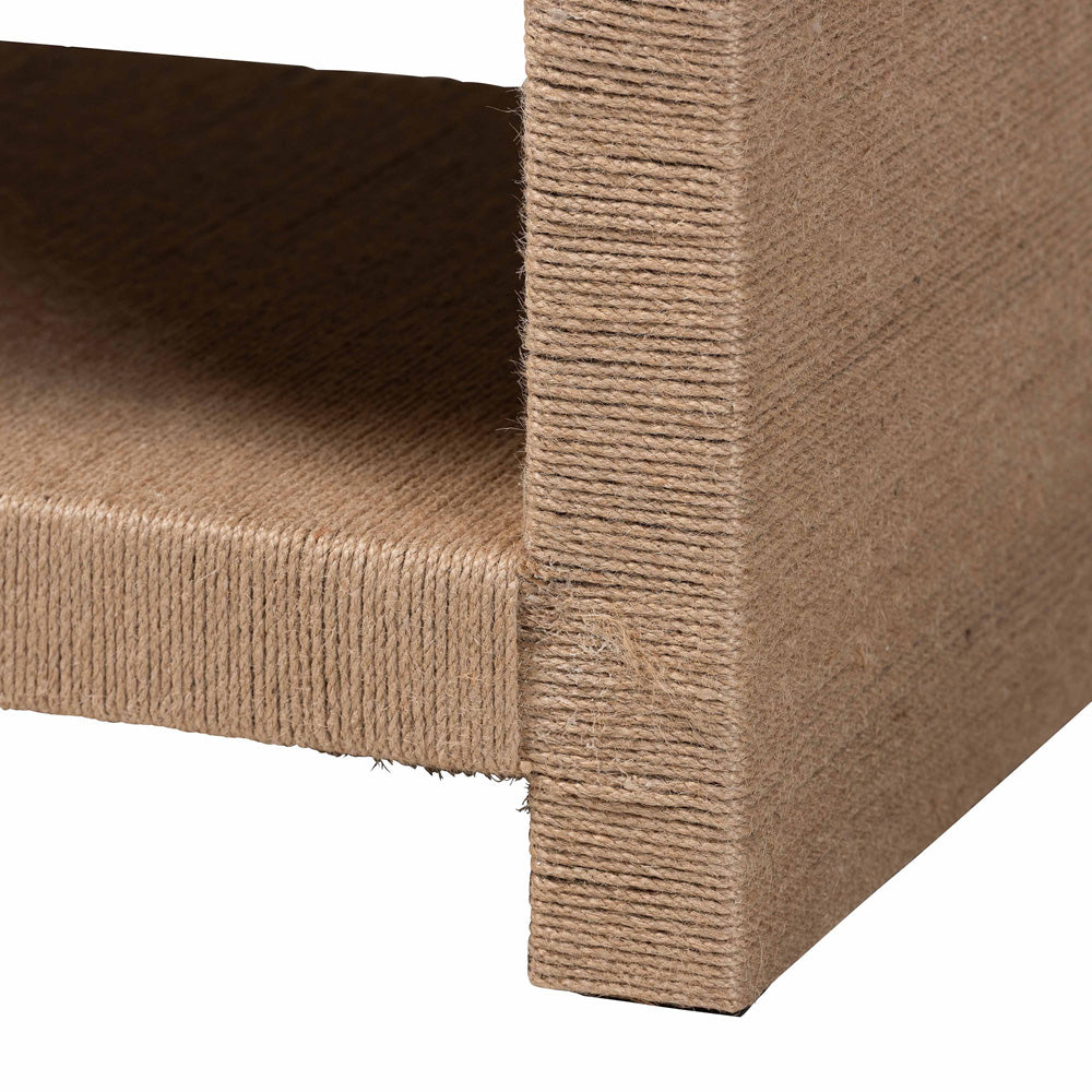 bali & pari - Adaya Coffee Table in Natural Brown - F248-FT11-Seagrass-Rectangular-Coffee Table view 4