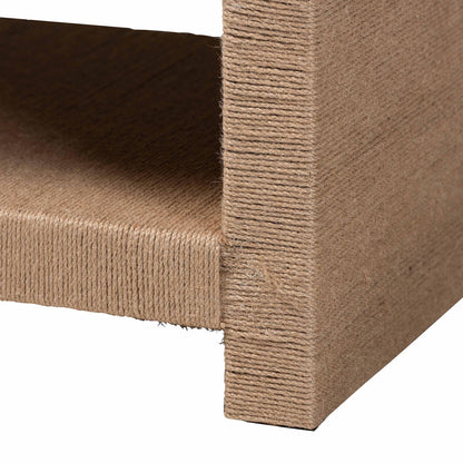bali & pari - Adaya Coffee Table in Natural Brown - F248-FT11-Seagrass-Rectangular-Coffee Table view 4
