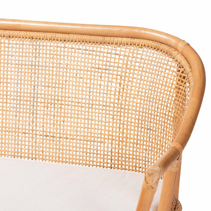 bali & pari - Adede Set of 2 Corner Benches in Light Honey - Adede-Light Honey Rattan-2PC Bench Set view 4