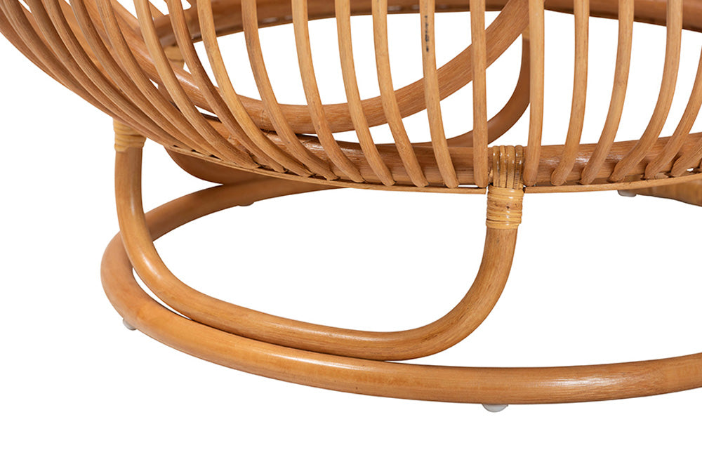 bali & pari - Adeola Coffee Table - Adeola-Light Honey Rattan Coffee Table view 3