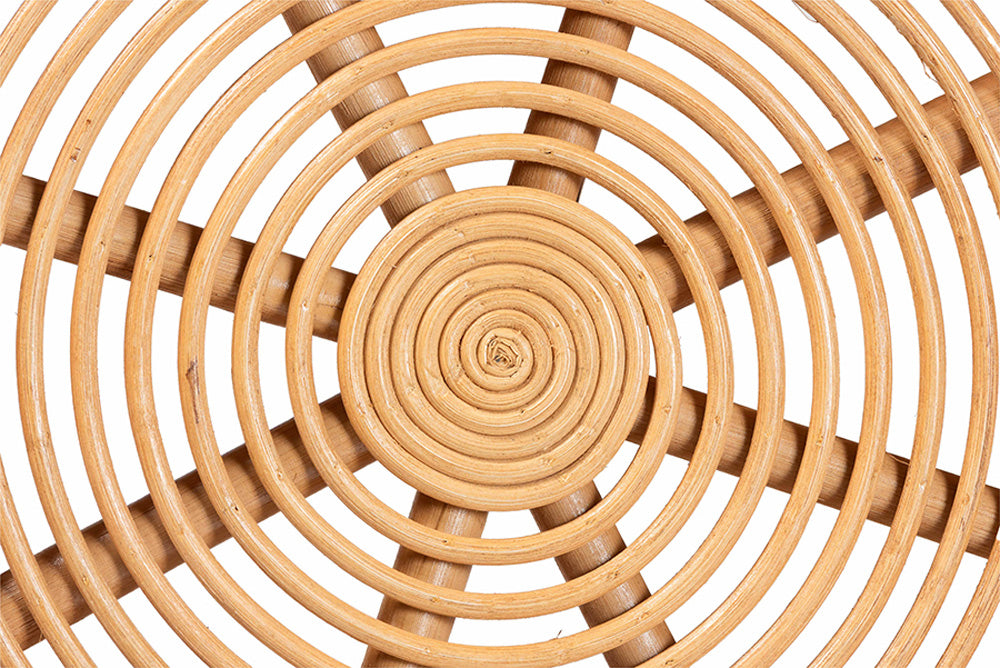 bali & pari - Adeola Coffee Table - Adeola-Light Honey Rattan Coffee Table view 4
