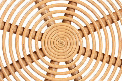 bali & pari - Adeola Coffee Table - Adeola-Light Honey Rattan Coffee Table view 4