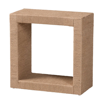 bali & pari - Adonica End Table in Natural Brown - F232-FT18-Seagrass-End Table view 1