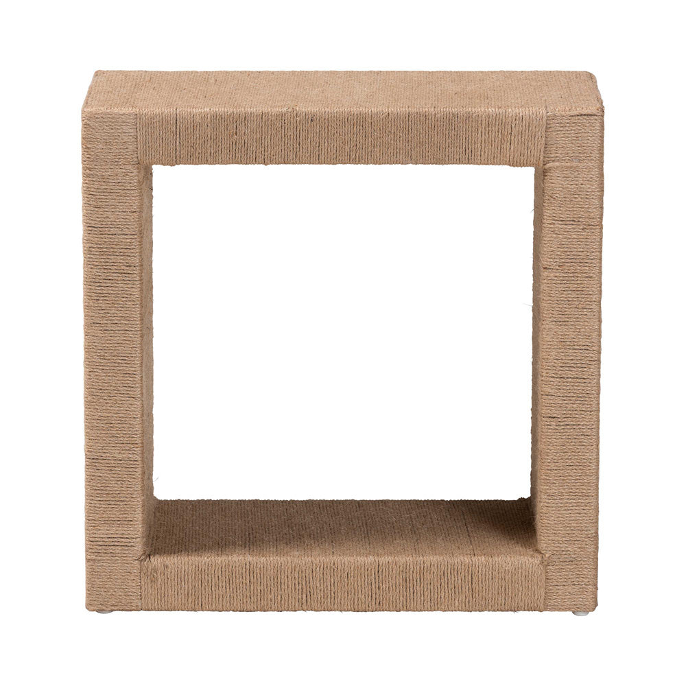 bali & pari - Adonica End Table in Natural Brown - F232-FT18-Seagrass-End Table view 2