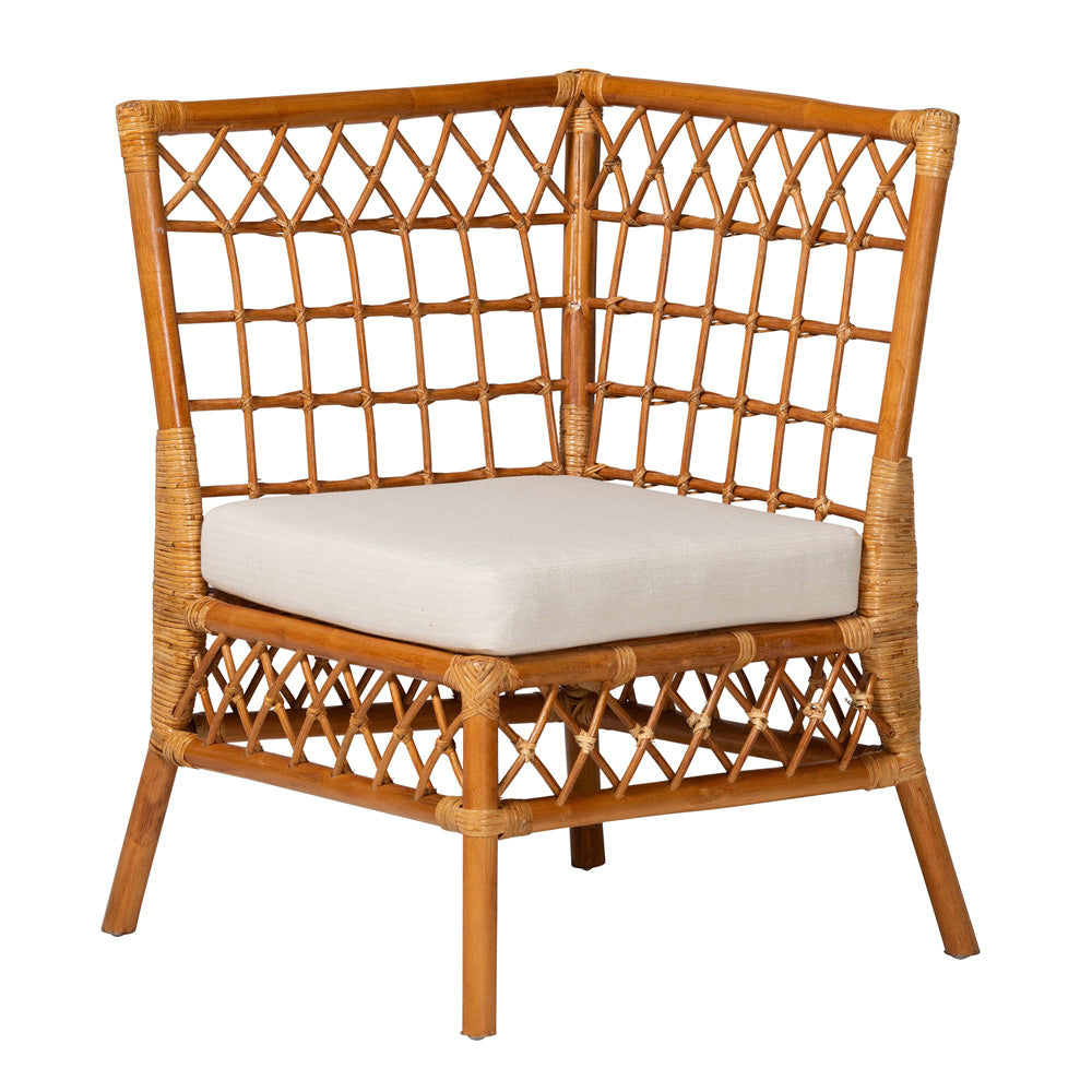 bali & pari - Adora Dining Set in White/Light Honey/Oak Brown - Adora-4PC Dining Nook Set view 3