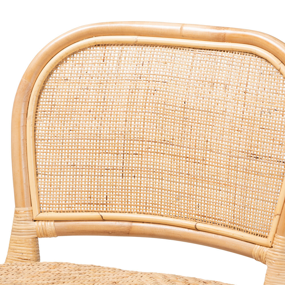 bali & pari - Adrena Counter Stool in Natural Brown - Adrena-Rattan-CS view 5