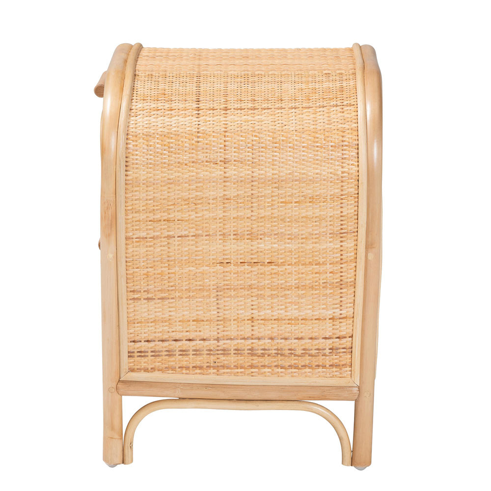 bali & pari - Adrika Nightstand in Natural - WS051-Natural Rattan-NS view 4
