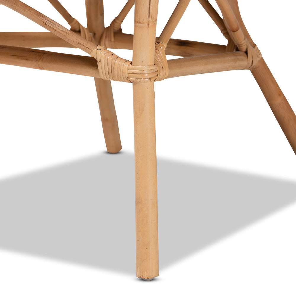 bali & pari - Adrina Dining Chair in White/Natural Brown - DC810-Rattan-DC view 6