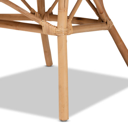 bali & pari - Adrina Dining Chair in White/Natural Brown - DC810-Rattan-DC view 6