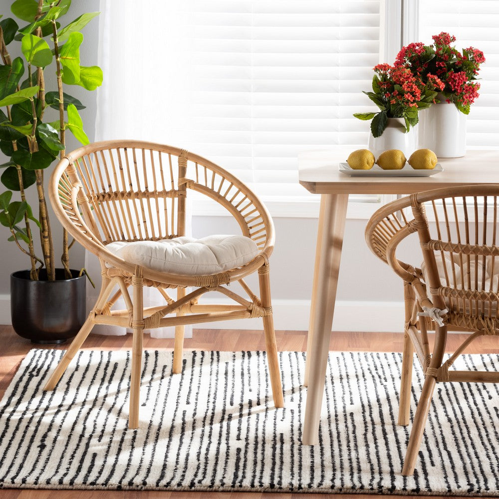 bali & pari - Adrina Dining Chair in White/Natural Brown - DC810-Rattan-DC view 8
